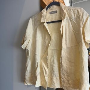 Everlane Linen button up shirt size 8